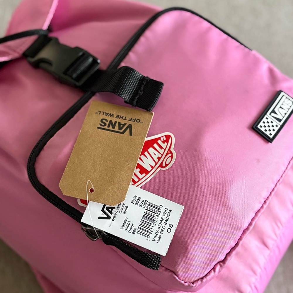 Pink & Black Mini Backpack - Picture 5 of 8